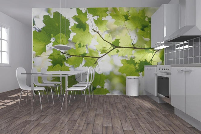 PHOTOWALL / Green Leaf (e10103)