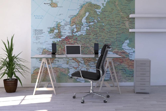 PHOTOWALL / Europe Map (e1769)