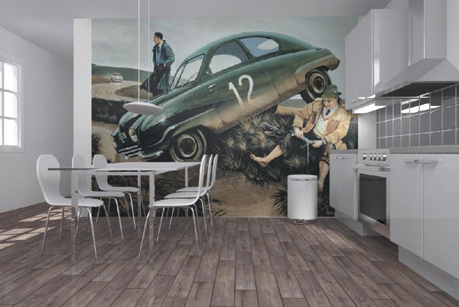 PHOTOWALL / SAAB "Carlsson pa Taket" (e19545)