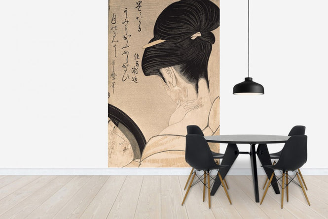 PHOTOWALL / Woman Putting on Make-up, Kitagawa Utamaro (e10380)