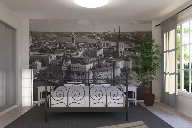 PHOTOWALL / Stockholm in Sunlight - BW (e19859)