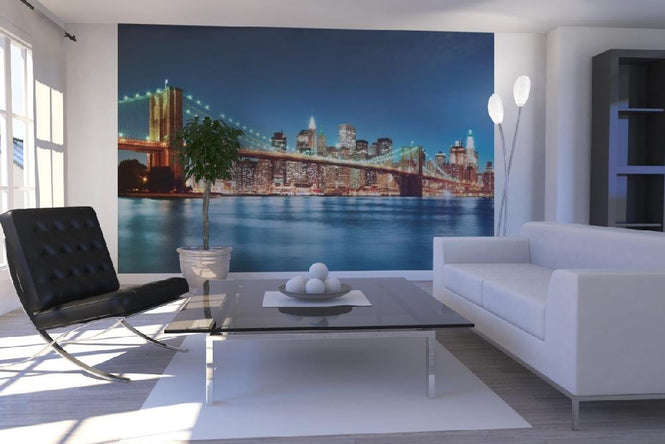 PHOTOWALL / Bright Brooklyn Bridge (e19862)