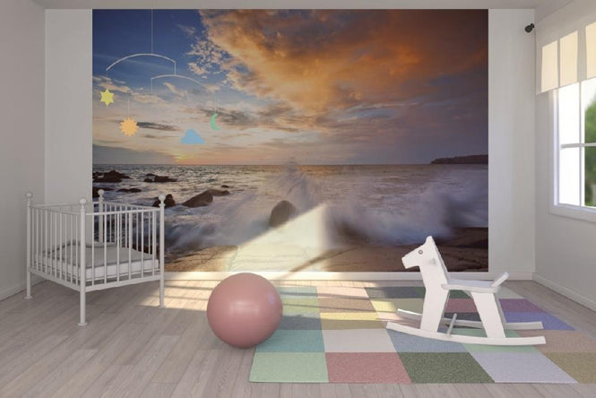 PHOTOWALL / Wave in Sunset (e19878)