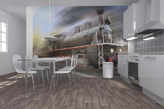 PHOTOWALL / Speeding Steam Engine (e19926)