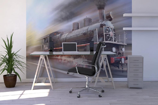 PHOTOWALL / Speeding Steam Engine (e19926)