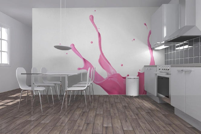 PHOTOWALL / Pink Paint Splash (e19927)
