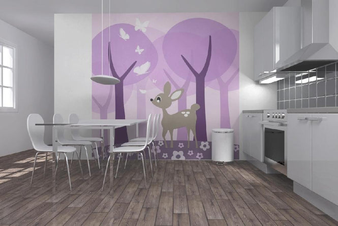 PHOTOWALL / Deer in Purple Woods (e20107)