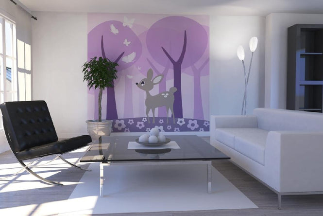 PHOTOWALL / Deer in Purple Woods (e20107)