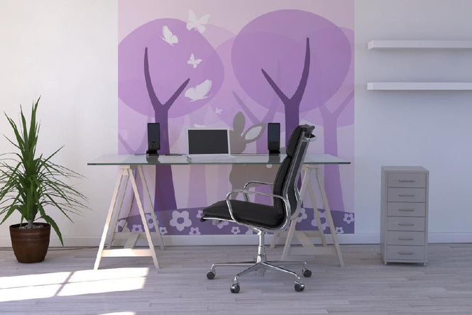 PHOTOWALL / Deer in Purple Woods (e20107)