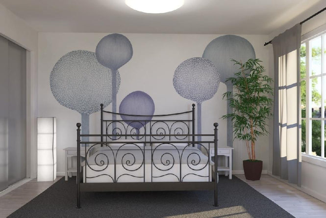 PHOTOWALL / Studio Rita | Elin Öhrling - Forestscape - Blue (e20453)