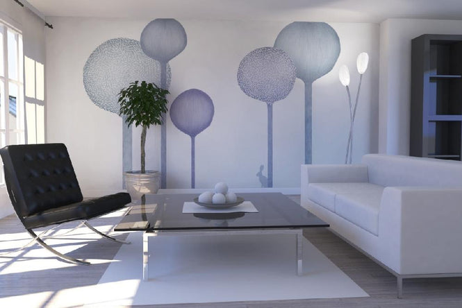 PHOTOWALL / Studio Rita | Elin Öhrling - Forestscape - Blue (e20453)