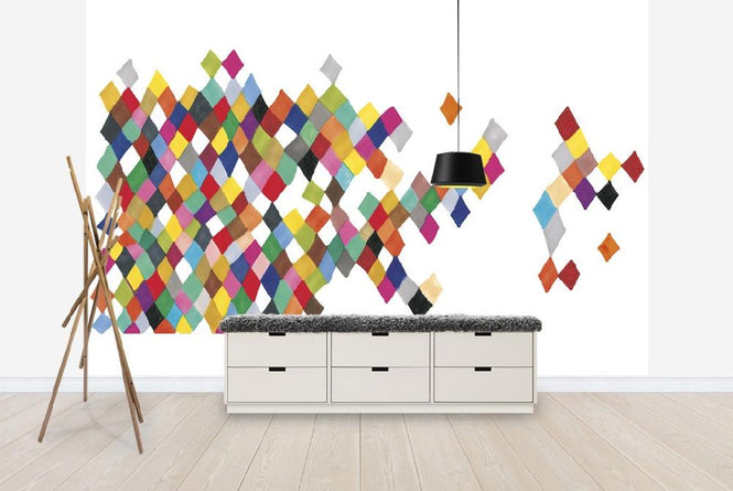 PHOTOWALL / Motley Harlequin Motley Squares (e20888)