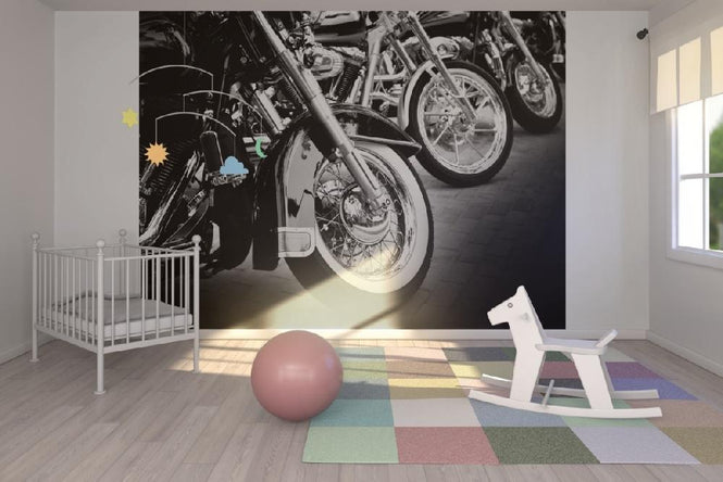 PHOTOWALL / Bikes in a Row (e21118)