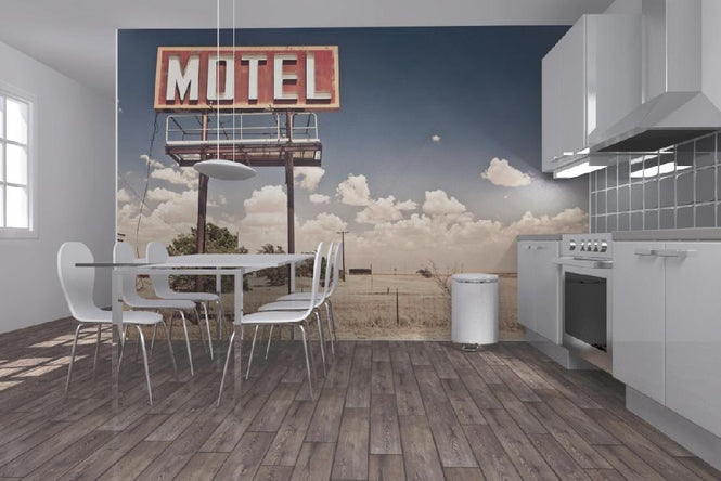 PHOTOWALL / Old Motel Sign on Route 66 (e21128)