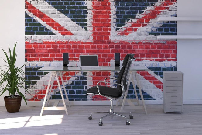 PHOTOWALL / Union Jack Brick Wall (e21345)