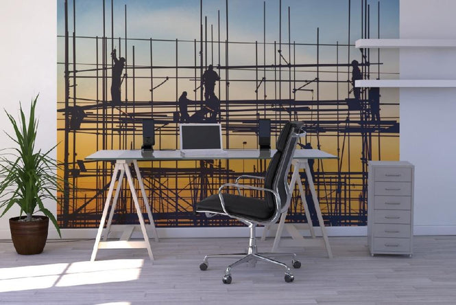 PHOTOWALL / Construction Silhouettes (e21349)
