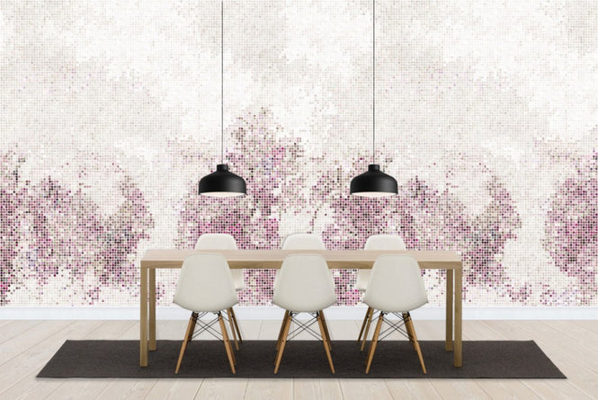 PHOTOWALL / Mosaic Forest - Purple (e21509)