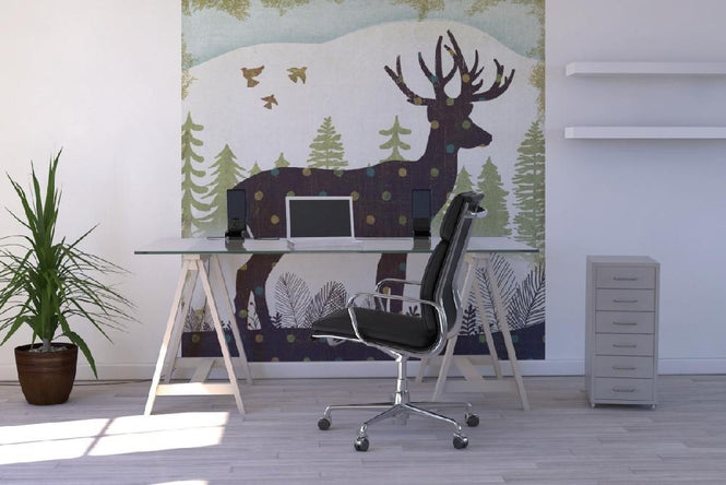 PHOTOWALL / Woodland Dwellers Deer Dots (e21594)