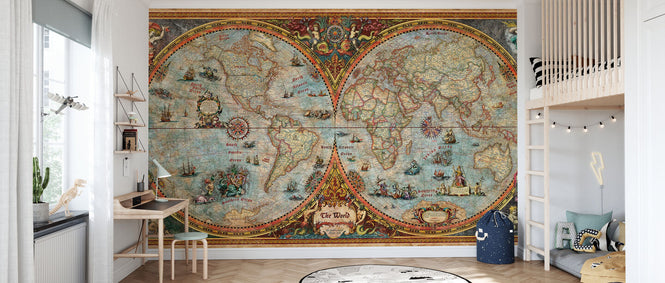 PHOTOWALL / Hemisphere Map (e22022)