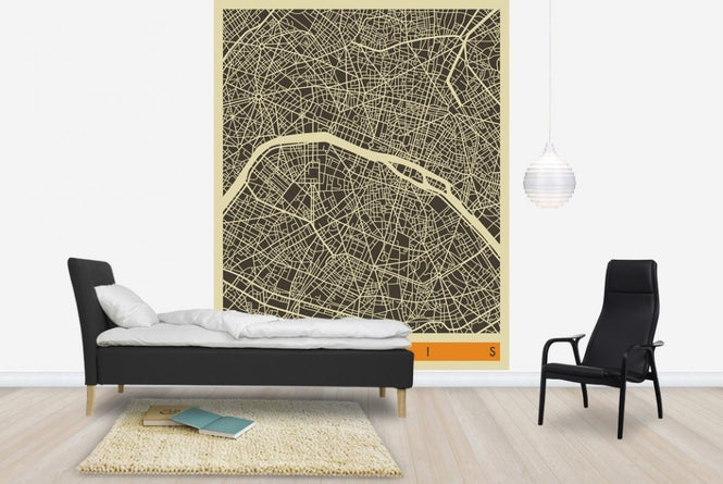 PHOTOWALL / City Map - Paris (e22761)