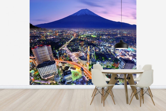 PHOTOWALL / Ueno District and Mt. Fuji in Tokyo, Japan (e22850)