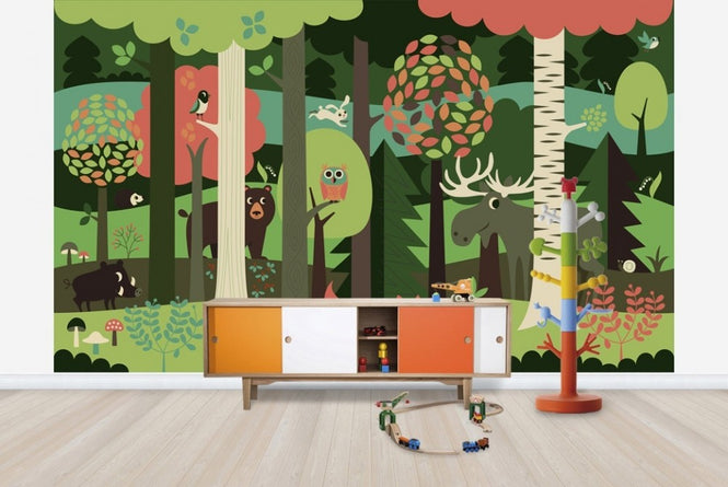 PHOTOWALL / In the Forest - Green (e22830)