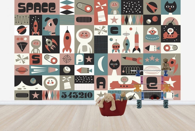 PHOTOWALL / Space - Blue (e22834)