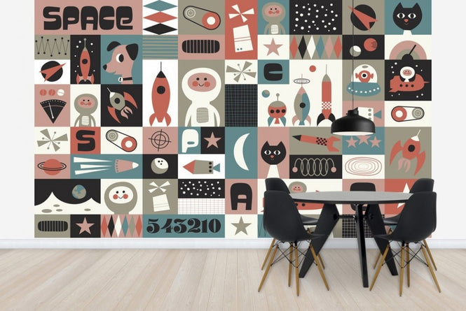 PHOTOWALL / Space - Blue (e22834)