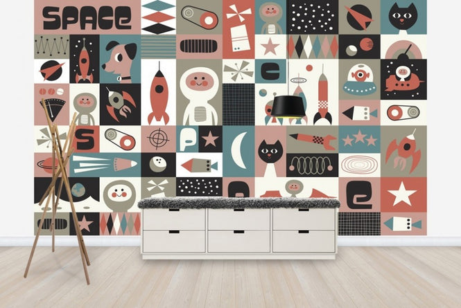 PHOTOWALL / Space - Blue (e22834)