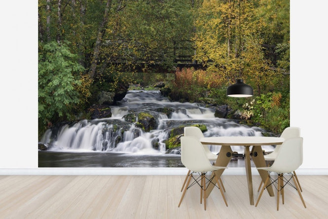 PHOTOWALL / Beautiful Lapland Waterfall (e23113)