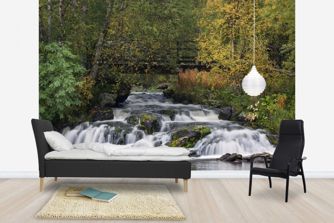 PHOTOWALL / Beautiful Lapland Waterfall (e23113)