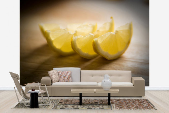 PHOTOWALL / Freshly Sliced Lemon - Jesús Sierra (e23277)