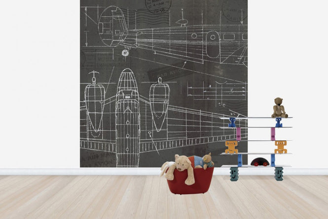 PHOTOWALL / Plane Blueprint 2 (e23411)