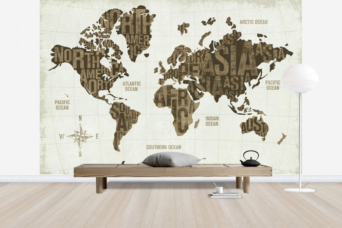 PHOTOWALL / Modern World Gold (e23481)