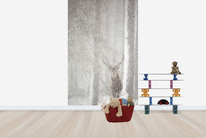 PHOTOWALL / Red Deer in Heavy Snowfall (e23616)