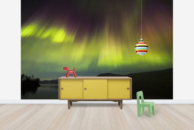 PHOTOWALL / Northern Lights in Torneträsk - Sweden (e23693)