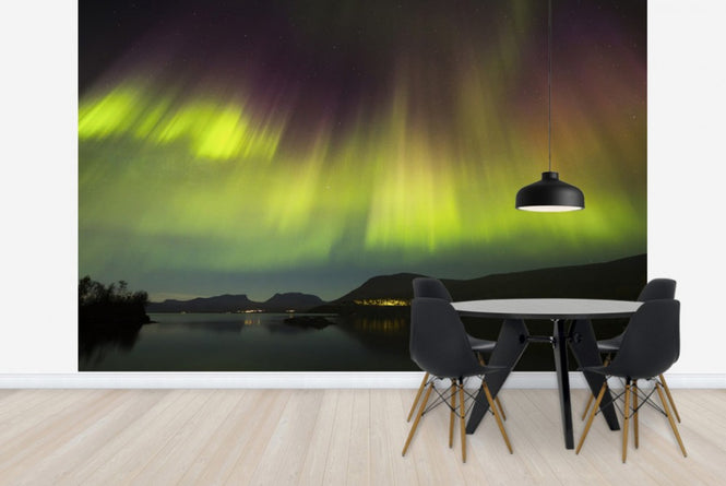 PHOTOWALL / Northern Lights in Torneträsk - Sweden (e23693)