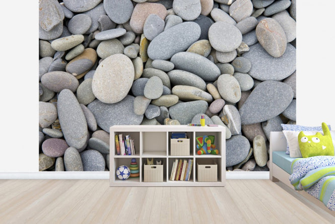 PHOTOWALL / Pebbles on Sandymouth Beach (e23705)