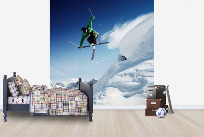 PHOTOWALL / Jumping Skier (e40137)