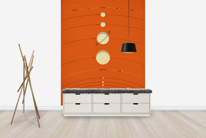 PHOTOWALL / Solar System - Orange (e23911)