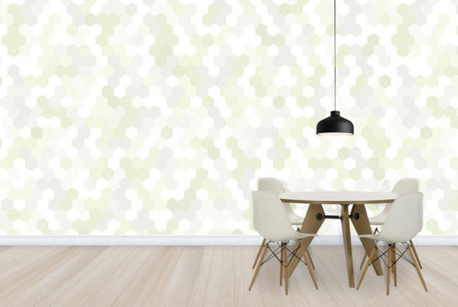 PHOTOWALL / Hexagon - Green (e24469)