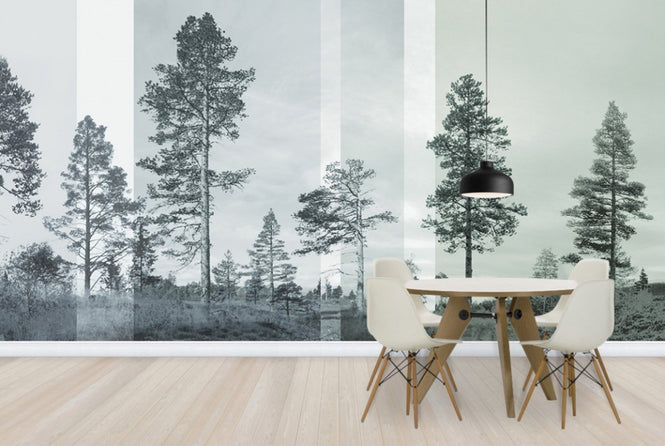 PHOTOWALL / Panorama - Bluegreen (e24478)