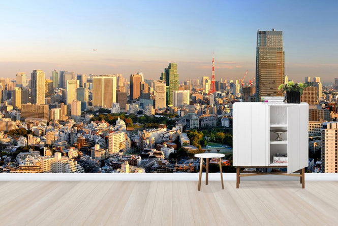 PHOTOWALL / Midtown, Roppongi Hills and Tokyo Tower at Sunset (e24531)