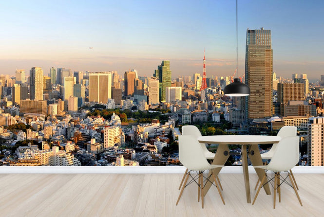 PHOTOWALL / Midtown, Roppongi Hills and Tokyo Tower at Sunset (e24531)