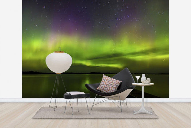 PHOTOWALL / Aurora Borealis over Burntside Lake (e24579)