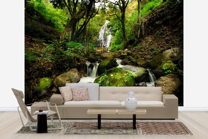 PHOTOWALL / Peaceful Forest Waterfall (e24712)