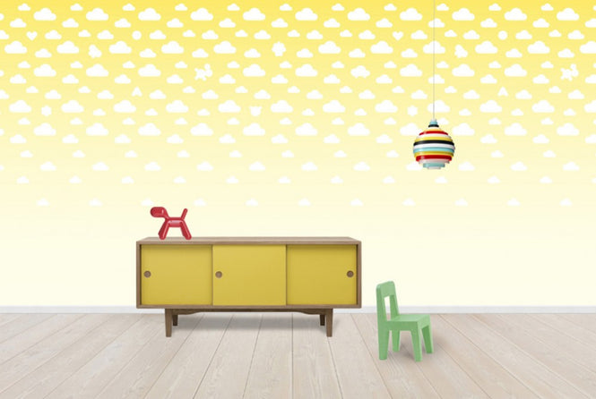 PHOTOWALL / Cloudspotting Yellow (e40216)