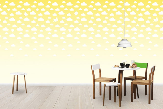 PHOTOWALL / Cloudspotting Yellow (e40216)