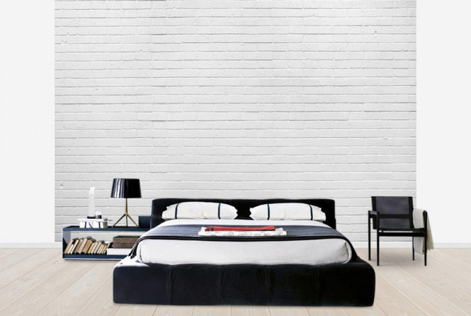 PHOTOWALL / White Natural Brick Wall (e40228)