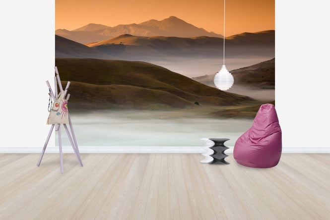 PHOTOWALL / Castelluccio di Norcia in Morning Fog (e40239)